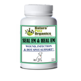 SEAL EM & HEAL EM CAPSULES Dog Cat & Small Animal*  Wound, Infection & Hot Spot Support*